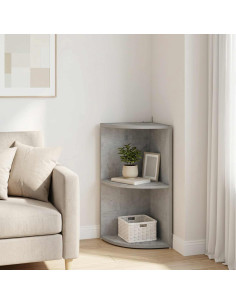 Mensola angolare 2 livelli 41,5 x 41,5 x 72 cm