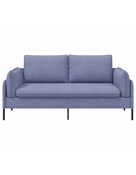Divano 3-Persone Blu jeans 222 x 81 x 89 cm Tessuto