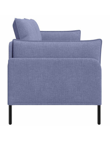 Divano 3-Persone Blu jeans 222 x 81 x 89 cm Tessuto