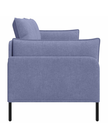 Divano 3-Persone Blu jeans 222 x 81 x 89 cm Tessuto