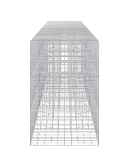 Gabione con filo da 5 mm e rete 10x10 cm 850x100x150 cm