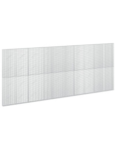 Gabione con Filo da 5 mm e Rete da 5x2,5 cm 500x10x200 cm 2