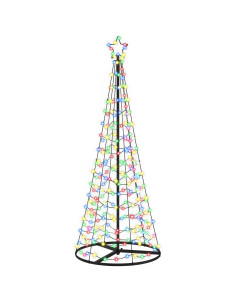 Albero di Natale LED a spirale con base EKENAS 180 cm 220 LED 2