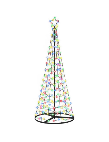 Albero di Natale LED a spirale con base EKENAS 180 cm 220 LED