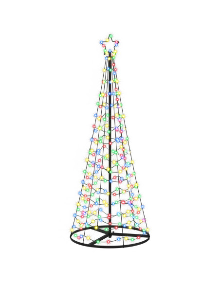 Albero di Natale LED a spirale con base EKENAS 180 cm 220 LED