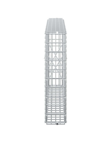 Gabione con Filo da 5 mm e Maglia da 5x2,5 cm 100x10x50 cm