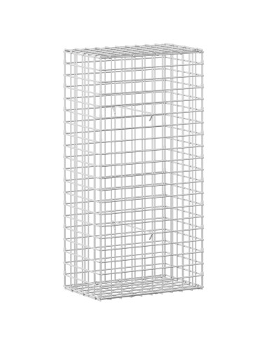 Gabione con filo da 5 mm e rete da 5x5 cm 50x30x100 cm
