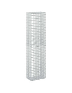 Gabione con Filo da 5 mm e Rete da 5x2,5 cm 50x30x200 cm 2