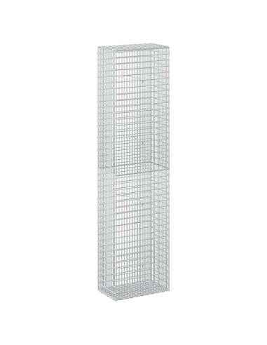 Gabione con Filo da 5 mm e Rete da 5x2,5 cm 50x30x200 cm
