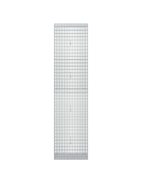 Gabione con Filo da 5 mm e Rete da 5x2,5 cm 50x30x200 cm