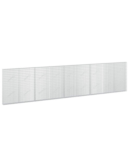 Gabione con Filo da 5 mm e Rete da 5x2,5 cm 450x10x100 cm
