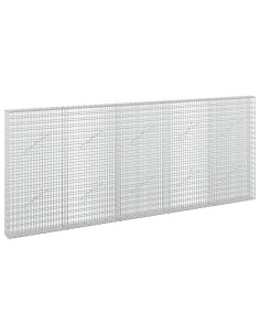 Gabione con Filo da 5 mm e Rete da 5x2,5 cm 250x10x100 cm 2