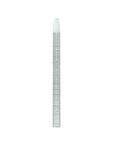 Gabione con Filo da 5 mm e Rete da 5x2,5 cm 800x10x150 cm