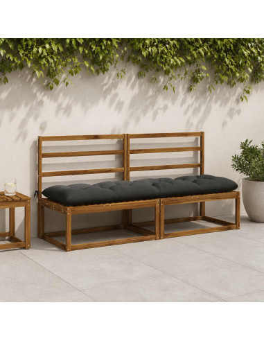 Cuscino per panchina VIANEN 100% Poliestere Antracite