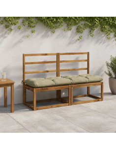 Cuscino per panchina VIANEN 100% Poliestere Verde chiaro