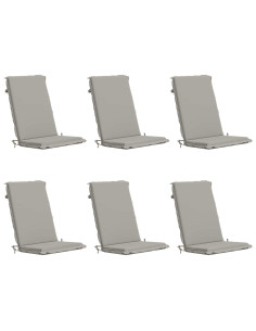 Cuscino per sedia a schienale alto GEMERT 6 pz 100% Poliestere 2