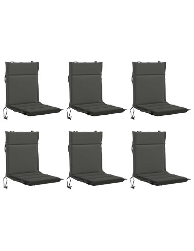Cuscino per sedia a schienale basso GEMERT 6 pz 100% Poliestere