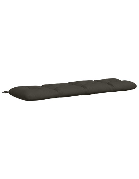 Cuscino per panchina VIANEN 100% Poliestere Antracite