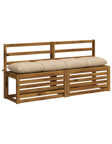 Cuscino per panchina VIANEN 100% Poliestere Crema