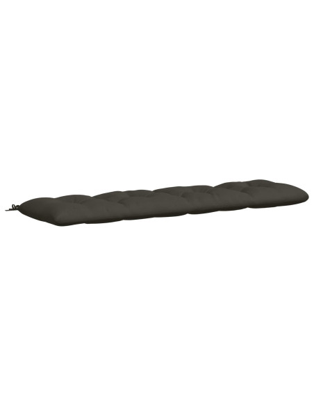 Cuscino per panchina VIANEN 100% Poliestere Antracite