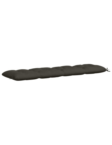 Cuscino per panchina VIANEN 100% Poliestere Antracite