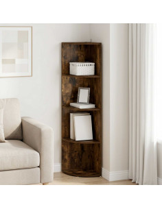 Mensola angolare 4 livelli 41,5 x 41,5 x 143 cm