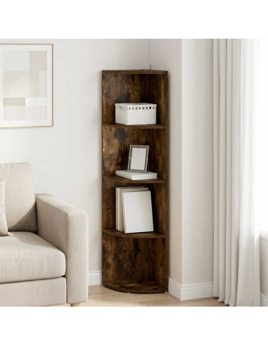 Mensola angolare 4 livelli 41,5 x 41,5 x 143 cm