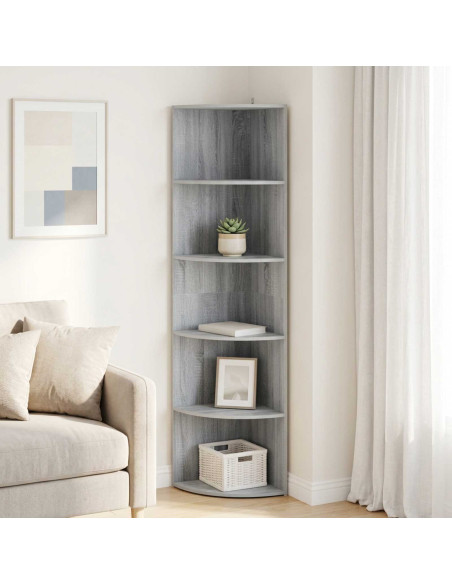 Mensola angolare 5 livelli 41,5 x 41,5 x 178 cm