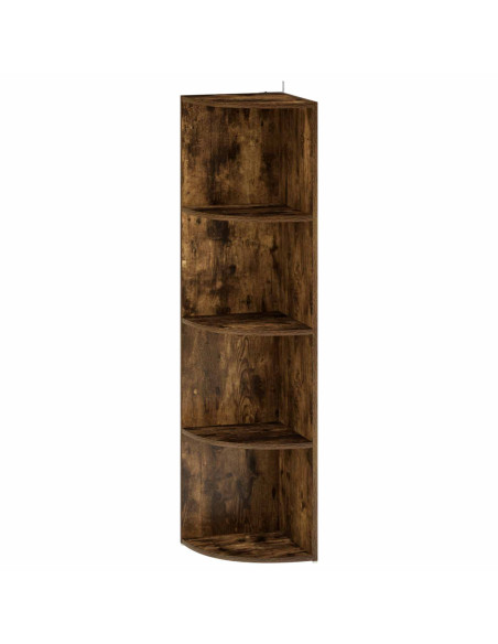 Mensola angolare 4 livelli 41,5 x 41,5 x 143 cm