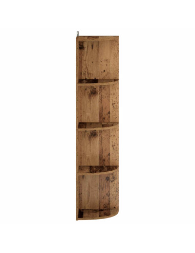 Mensola angolare 4 livelli 41,5 x 41,5 x 143 cm