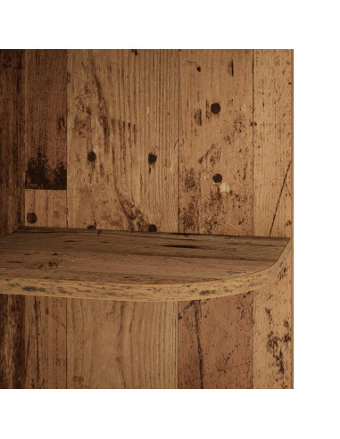 Mensola angolare 4 livelli 41,5 x 41,5 x 143 cm