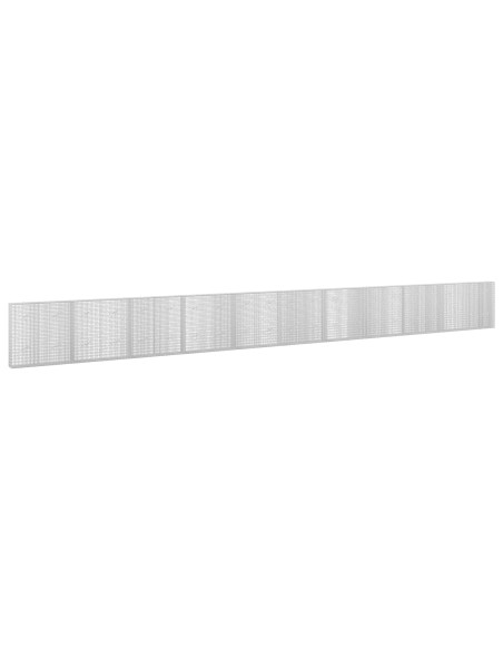 Gabione con Filo da 5 mm e Rete da 5x2,5 cm 1050x20x100 cm