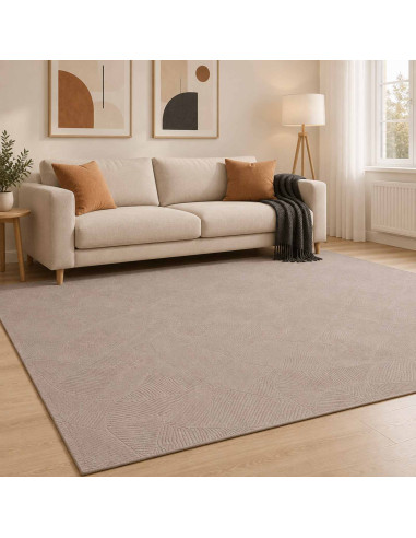 Tappeto IZA Beige 200 x 280 cm 100% Poliestere Pelo basso