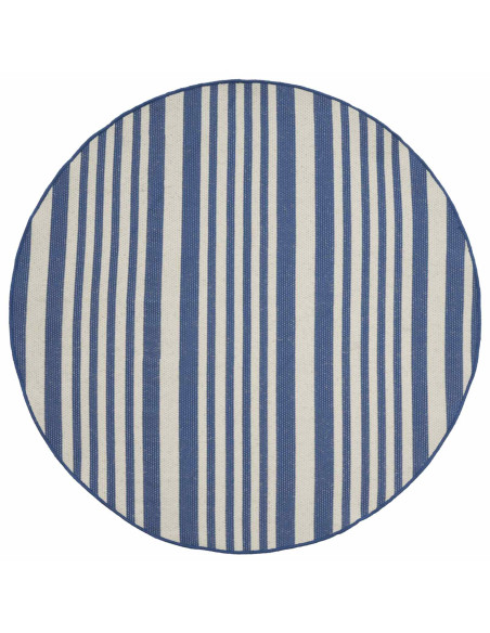 Tappeto per interni ed esterni OLITE Naturale e blu navy