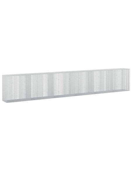 Gabione con Filo da 5 mm e Rete da 5x2,5 cm 600x50x100 cm