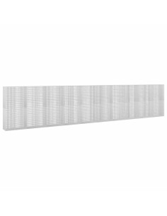 Gabione con Filo da 5 mm e Rete da 5x2,5 cm 1000x50x200 cm 2
