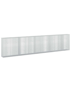 Gabione con Filo da 5 mm e Rete da 5x2,5 cm 450x30x100 cm 2