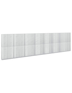 Gabione con Filo da 5 mm e Rete da 5x2,5 cm 750x20x200 cm 2