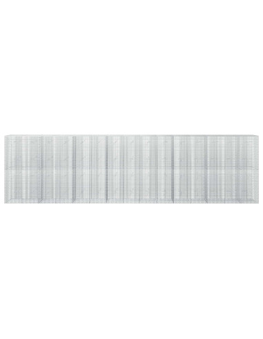 Gabione con Filo da 5 mm e Rete da 5x2,5 cm 750x20x200 cm