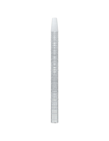 Gabione con Filo da 5 mm e Rete da 5x2,5 cm 500x10x150 cm