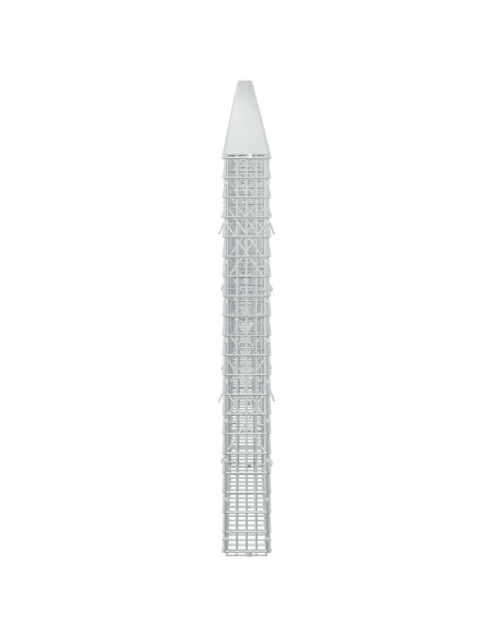 Gabione con Filo da 5 mm e Rete da 5x2,5 cm 1050x10x100 cm
