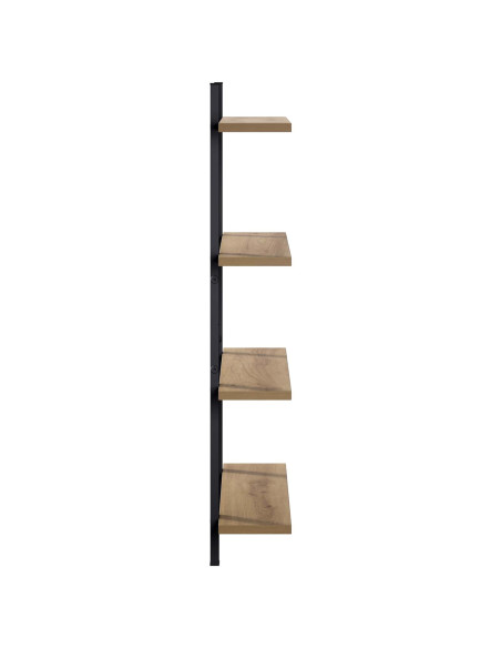 Scaffale da parete Rovere Artigianale 60.5 x 13.5 x 80.5 cm