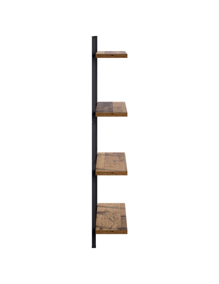 Scaffale da parete Legno antico 60.5 x 13.5 x 80.5 cm