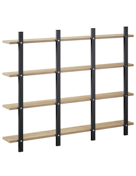 Scaffale da parete Rovere Sonoma 102 x 13.5 x 80 cm