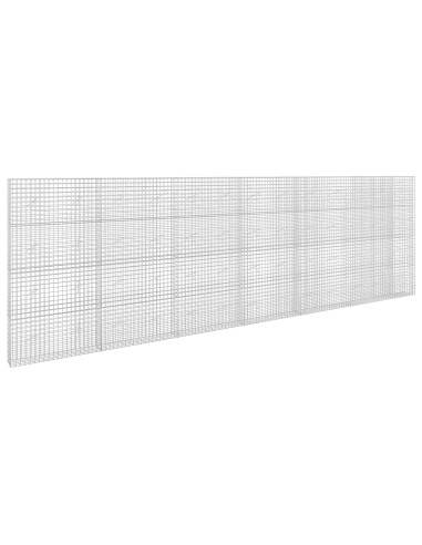 Gabione con filo da 5 mm e rete da 5x5 cm 650x20x200 cm