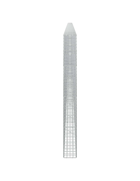 Gabione con filo da 5 mm e rete da 5x5 cm 650x20x200 cm