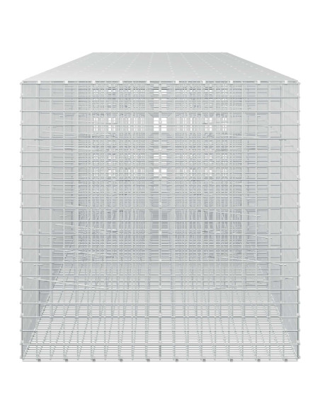 Gabione con filo da 5 mm e rete da 5x5 cm 750x100x100 cm