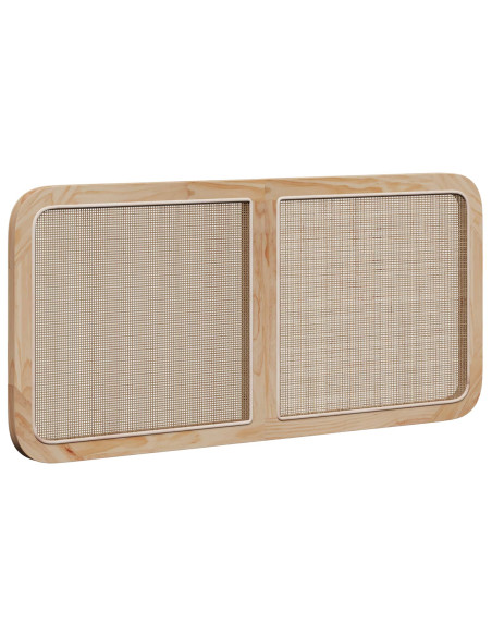 Testiera con testiera Naturale 120 x 55 x 3 cm Rattan