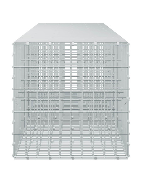 Gabione con Filo da 5 mm e Rete da 5x10 cm 650x50x50 cm