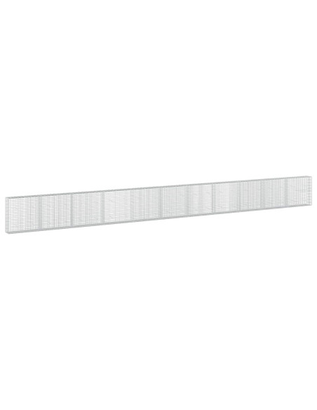 Gabione con Filo da 5 mm e Rete da 5x10 cm 1100x30x100 cm